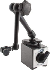 Noga - 60mm Long x 50mm Wide x 55mm High Magnetic Indicator Base with On/Off Switch - 65 Lb Magnetic Pull, Articulated Arm - Apex Tool & Supply