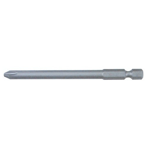 Phillips Power Bit. #00 × 90mm. Chrome-vanadium-molybdenum S2 modified tool steel. - Apex Tool & Supply