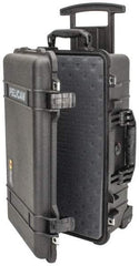 Pelican Products, Inc. - 13-13/16" Wide x 13-13/16" Deep x 9" High, Clamshell Hard Case - Black, Polypropylene - Apex Tool & Supply