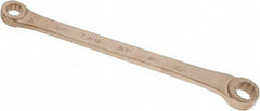 Ampco - 1/2" x 19/32" 12 Point Offset Box Wrench - Double End, 9-1/2" OAL, Aluminum Bronze - Apex Tool & Supply