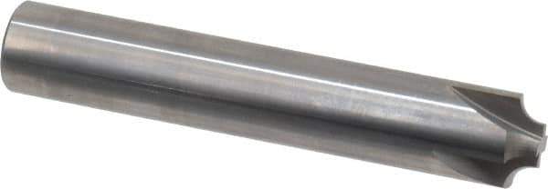 Hertel - 5/32" Radius, 5/8" Mill Diam, 4 Flute Solid Carbide Corner Rounding End Mill - Single End, Uncoated, 3-1/2" OAL, 5/8" Shank Diam - Apex Tool & Supply