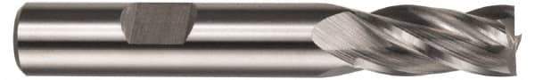 Hertel - 1-1/4", 2" LOC, 1-1/4" Shank Diam, 4-1/2" OAL, 4 Flute, Cobalt Square End Mill - Single End, Uncoated, Spiral Flute, 30° Helix, Centercutting, Right Hand Cut, Right Hand Flute - Apex Tool & Supply