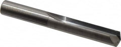 Hertel - 13/32", 140° Point, Solid Carbide Straight Flute Drill Bit - Apex Tool & Supply