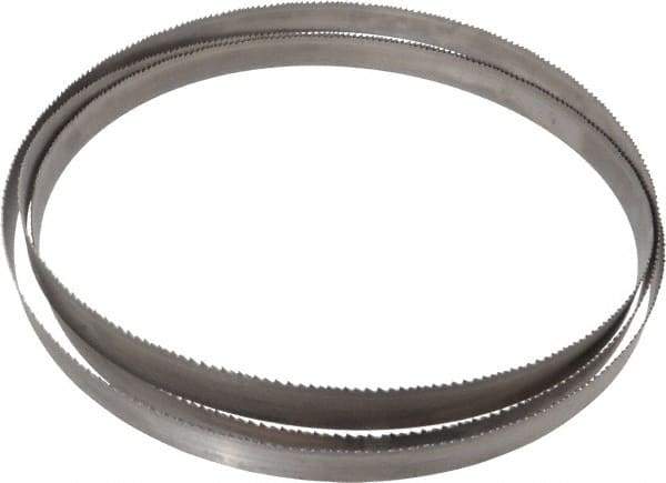 Starrett - 5 to 8 TPI, 11' 6" Long x 1" Wide x 0.035" Thick, Welded Band Saw Blade - Bi-Metal, Toothed Edge, Modified Tooth Set, Contour Cutting - Apex Tool & Supply