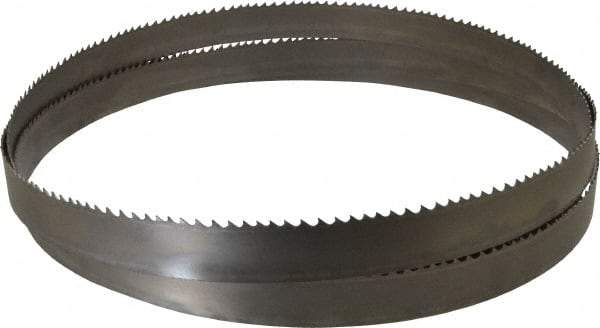 Starrett - 3 to 4 TPI, 12' Long x 1-1/4" Wide x 0.042" Thick, Welded Band Saw Blade - Bi-Metal, Toothed Edge, Modified Tooth Set, Contour Cutting - Apex Tool & Supply