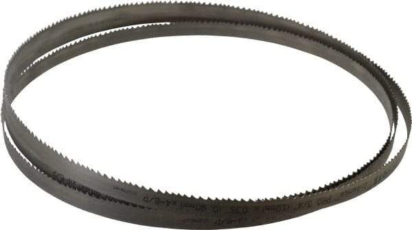Starrett - 4 to 6 TPI, 11' Long x 3/4" Wide x 0.035" Thick, Welded Band Saw Blade - Bi-Metal, Toothed Edge, Modified Tooth Set, Contour Cutting - Apex Tool & Supply