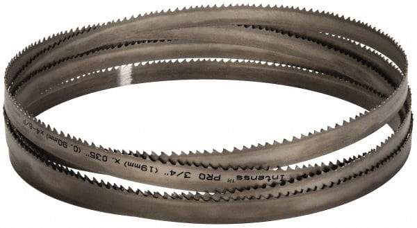 Starrett - 4 to 6 TPI, 14' 8" Long x 3/4" Wide x 0.035" Thick, Welded Band Saw Blade - Bi-Metal, Toothed Edge, Modified Tooth Set, Contour Cutting - Apex Tool & Supply