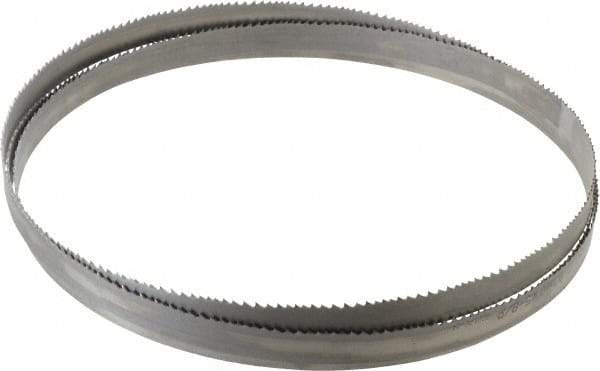 Starrett - 5 to 8 TPI, 9' Long x 3/4" Wide x 0.035" Thick, Welded Band Saw Blade - Bi-Metal, Toothed Edge, Modified Tooth Set, Contour Cutting - Apex Tool & Supply