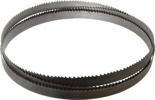 Starrett - 3 to 4 TPI, 11' Long x 1" Wide x 0.035" Thick, Welded Band Saw Blade - Bi-Metal, Toothed Edge, Modified Tooth Set, Contour Cutting - Apex Tool & Supply