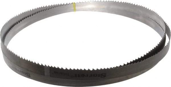 Starrett - 3 to 4 TPI, 12' Long x 1" Wide x 0.035" Thick, Welded Band Saw Blade - Bi-Metal, Toothed Edge, Modified Tooth Set, Contour Cutting - Apex Tool & Supply