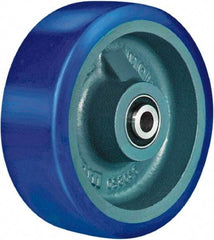 Hamilton - 6 Inch Diameter x 2 Inch Wide, Polyurethane Mold on to Cast Iron Center Caster Wheel - 960 Lb. Capacity, 2-1/4 Inch Hub Length, 1/2 Inch Axle Diameter, Sealed Precision Ball Bearing - Apex Tool & Supply