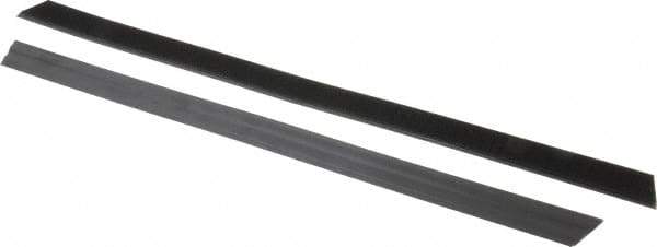 Rubbermaid - 17.1" Long x 1.1" Wide Microfiber Hook & Loop Replacement Set - Black, Hook & Loop - Apex Tool & Supply