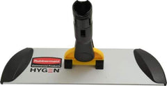 Rubbermaid - 11.1" Long x 3-1/2" Wide Aluminum Dust Mop Frame - Yellow, Quick Connect - Apex Tool & Supply