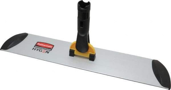 Rubbermaid - 18.1" Long x 3-1/2" Wide Aluminum Dust Mop Frame - Yellow, Quick Connect - Apex Tool & Supply
