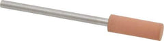 Value Collection - 5mm Max Diam x 15mm Long, Cylinder, Rubberized Point - Very Fine Grade, Ceramic, Mounted - Apex Tool & Supply