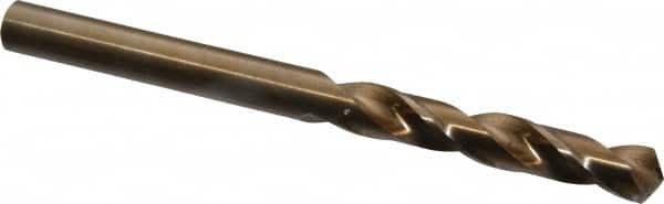 Hertel - 1/2" Drill, 118° Point, Cobalt Silver Deming & Reduced Shank Drill Bit - Apex Tool & Supply