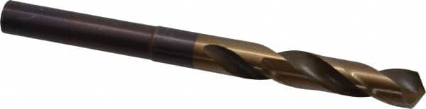 Hertel - 17/32" Drill, 118° Point, Cobalt Silver Deming & Reduced Shank Drill Bit - Apex Tool & Supply