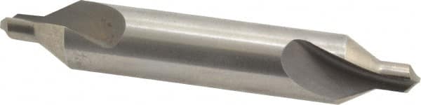 Hertel - #6 Plain Cut 60° Incl Angle High Speed Steel Combo Drill & Countersink - Apex Tool & Supply