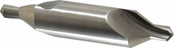 Hertel - #8 Plain Cut 60° Incl Angle High Speed Steel Combo Drill & Countersink - Apex Tool & Supply