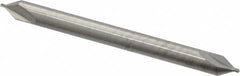Hertel - #00 Plain Cut 60° Incl Angle Solid Carbide Combo Drill & Countersink - Apex Tool & Supply