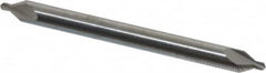 Hertel - #1 Plain Cut 60° Incl Angle Solid Carbide Combo Drill & Countersink - Apex Tool & Supply