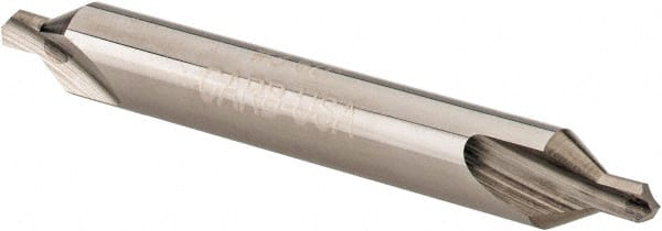 Hertel - #3 Plain Cut 60° Incl Angle Solid Carbide Combo Drill & Countersink - Apex Tool & Supply