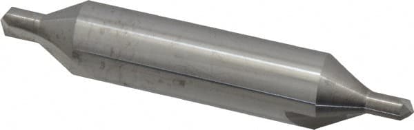 Hertel - #7 Plain Cut 60° Incl Angle Solid Carbide Combo Drill & Countersink - Apex Tool & Supply