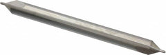 Hertel - #0 Plain Cut 60° Incl Angle Solid Carbide Combo Drill & Countersink - Apex Tool & Supply