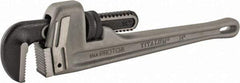 Proto - 14" Aluminum Straight Pipe Wrench - 2" Pipe Capacity - Apex Tool & Supply