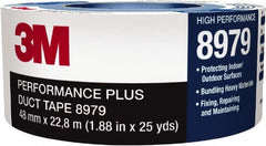 3M - 60 Yd x 24mm x 12.1 mil Blue Duct Tape - Apex Tool & Supply