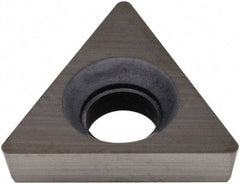 Hertel - TPCB221 Grade HT630B Cermet Boring Insert - Uncoated, 60° Triangle, 11° Relief Angle, 1/4" Inscr Circle, 3/32" Thick, 1/64" Corner Radius - Apex Tool & Supply