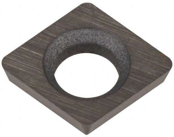 Hertel - CDHB 12061 HT310B Grade Carbide Boring Insert - Uncoated, Diamond, 80° Incl Angle, 5/32" Inscr Circle, .04" Thick, 1/64" Cnr Rad - Apex Tool & Supply
