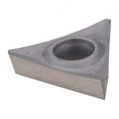 Hertel - TPGT21.51 HF2 Grade HT540B Carbide Boring Insert - Uncoated, 60° Triangle, 11° Relief Angle, 1/4" Inscr Circle, 3/32" Thick, 1/64" Corner Radius - Apex Tool & Supply