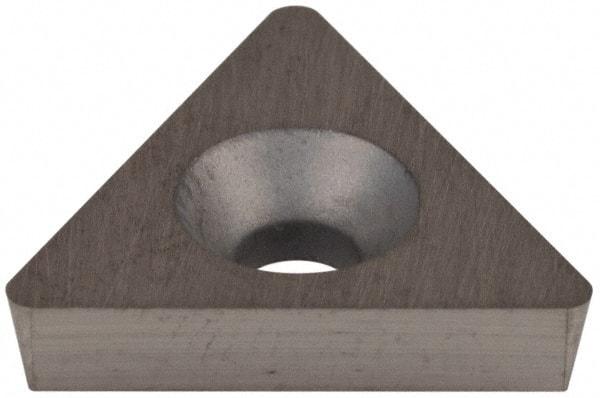 Hertel - TD6P2 Grade HT540B Carbide Boring Insert - Uncoated, 60° Triangle, 11° Relief Angle, 3/8" Inscr Circle, 1/8" Thick, 1/32" Corner Radius - Apex Tool & Supply