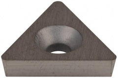Hertel - TD6P2 Grade HT540B Carbide Boring Insert - Uncoated, 60° Triangle, 11° Relief Angle, 3/8" Inscr Circle, 1/8" Thick, 1/32" Corner Radius - Apex Tool & Supply