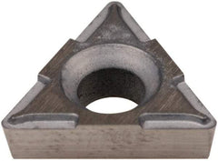 Hertel - TPCH221 Grade HT540B Carbide Boring Insert - Uncoated, 60° Triangle, 11° Relief Angle, 1/4" Inscr Circle, 3/32" Thick, 1/64" Corner Radius - Apex Tool & Supply
