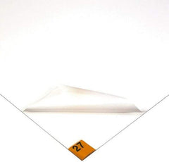 Wearwell - 5' Long x 3' Wide x 1/8" Thick, Dry Environment, Smooth Pattern Clean Room Matting - Tacky Sheets, White, 30 Layers per Mat, Series 095 - Apex Tool & Supply