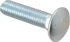 Value Collection - 1/2-13 UNC 2" Length Under Head, Standard Square Neck, Carriage Bolt - Grade 5 Steel, Zinc-Plated Finish - Apex Tool & Supply