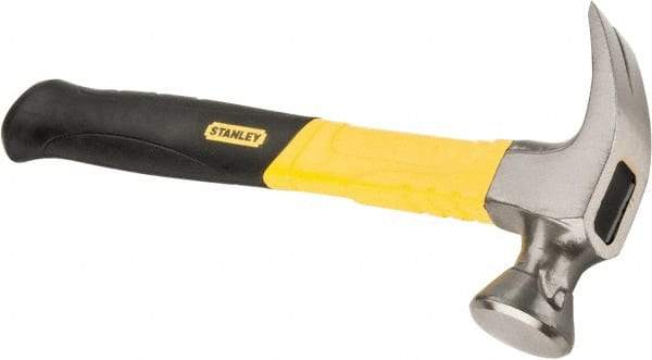 Stanley - 1-1/4 Lb Head, Straight Rip Claw Nail Hammer - 13" OAL, Carbon Steel Head, Graphite Handle with Grip - Apex Tool & Supply
