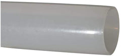 Made in USA - 2" ID x 2-1/4" OD, 1/8" Wall Thickness, Cut to Length (100' Standard Length) LLDPE Tube - Natural, 63 Max psi, 44 Shore D Hardness - Apex Tool & Supply