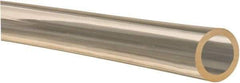 Made in USA - 3/4" ID x 1" OD, 1/8" Wall Thickness, Cut to Length (50' Standard Length) Ester Urethane Tube - Natural, 55 Max psi, 85 Shore A Hardness - Apex Tool & Supply