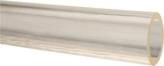 Made in USA - 7/8" ID x 1-1/8" OD, 1/8" Wall Thickness, Cut to Length (50' Standard Length) Ester Urethane Tube - Natural, 45 Max psi, 85 Shore A Hardness - Apex Tool & Supply