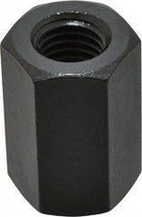 Gibraltar - 5/8-11 UNC, 1-5/8" OAL Steel Standard Coupling Nut - Black Oxide Coated, 1-1/16" Width Across Flats - Apex Tool & Supply