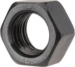 Gibraltar - 7/8-9 UNC Steel Right Hand Heavy Hex Nut - 1-5/16" Across Flats, 3/4" High, Black Oxide Finish - Apex Tool & Supply