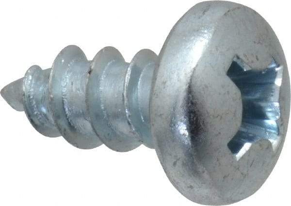 Value Collection - #12 Pan Head Phillips Sheet Metal Screw - Steel, 1/2" Length Under Head, Grade 2 - Apex Tool & Supply