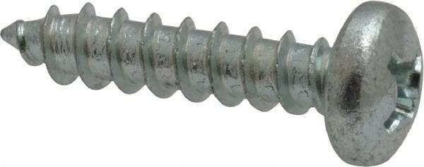Value Collection - #12 Pan Head Phillips Sheet Metal Screw - Steel, 1" Length Under Head, Grade 2 - Apex Tool & Supply