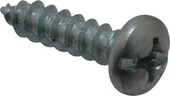 Value Collection - #14 Pan Head Phillips Sheet Metal Screw - Steel, 1" Length Under Head, Grade 2 - Apex Tool & Supply