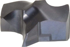Kennametal - Series KSEM, 22.23mm Diam Grade KC7320 140° Replaceable Drill Tip - Carbide, AlTiN Finish, 4 Seat Size - Apex Tool & Supply