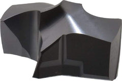 Kennametal - Series KSEM, 23mm Diam Grade KC7320 140° Replaceable Drill Tip - Carbide, AlTiN Finish, 4 Seat Size - Apex Tool & Supply
