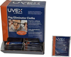 Uvex - 100 Nonalcohol Lens Cleaning Towelettes - Individually Wrapped, Nonsilicone Cleaner - Apex Tool & Supply
